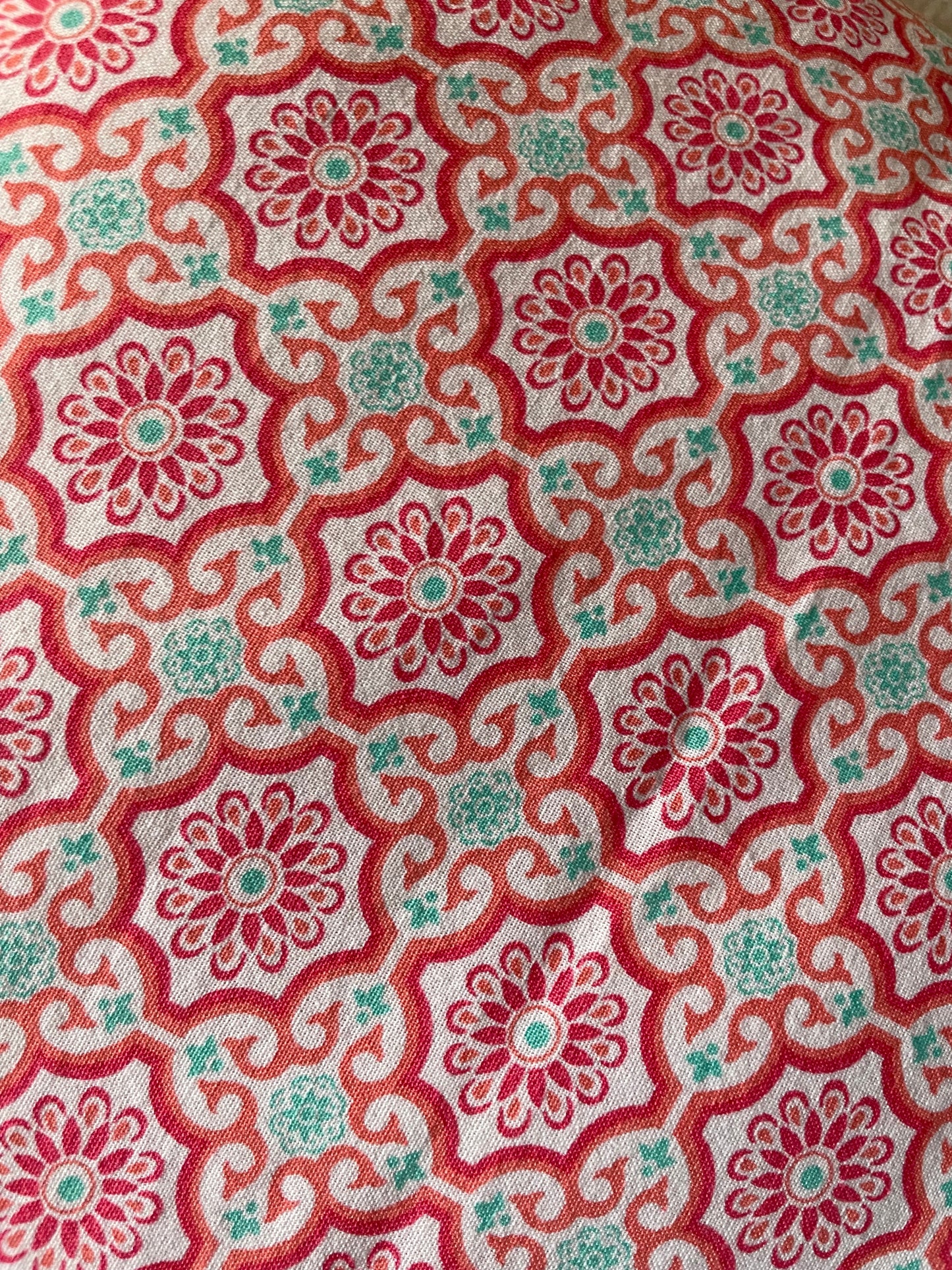Pink Flower Pillow Cover