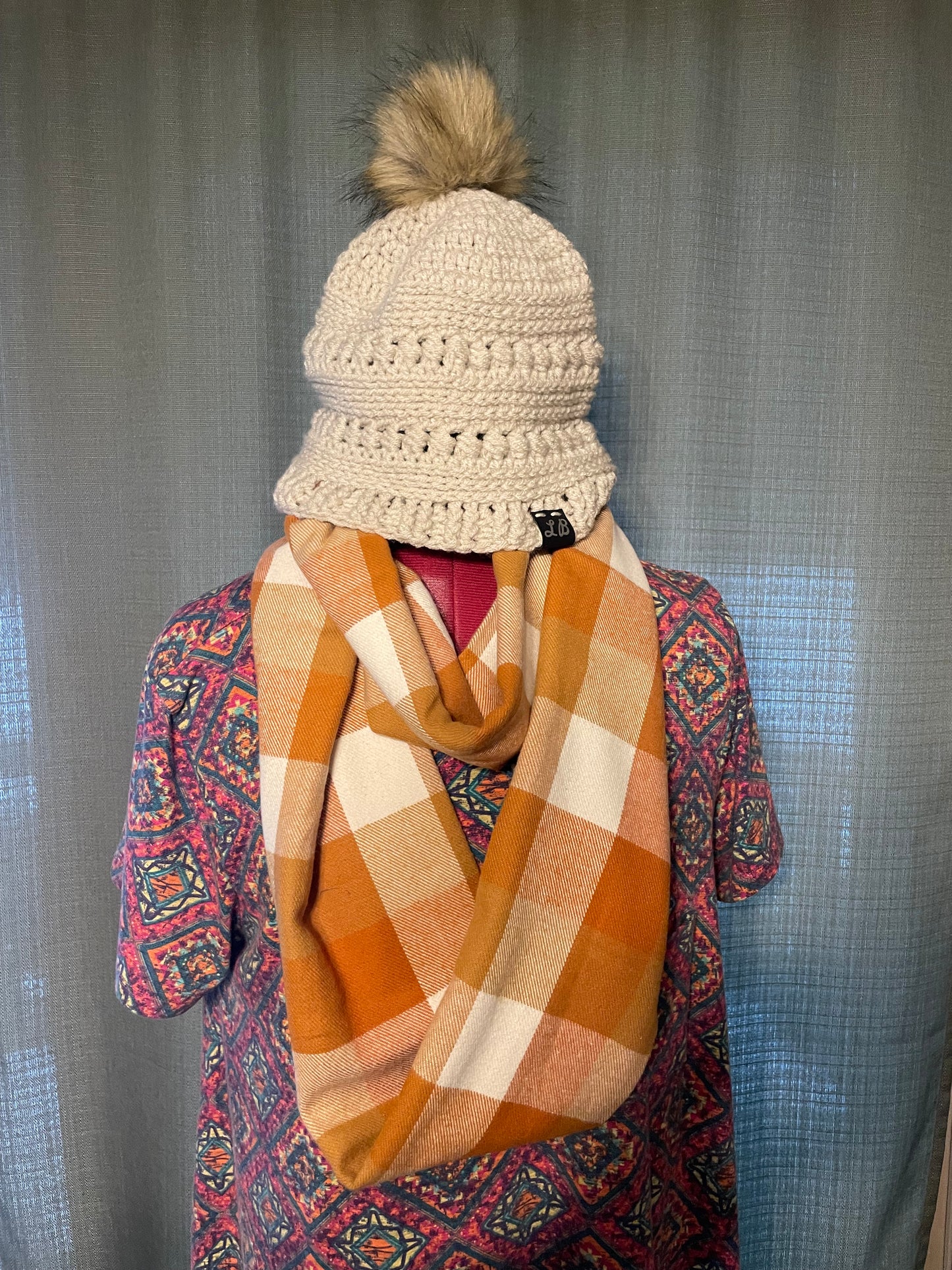 Flannel Infinity Scarf