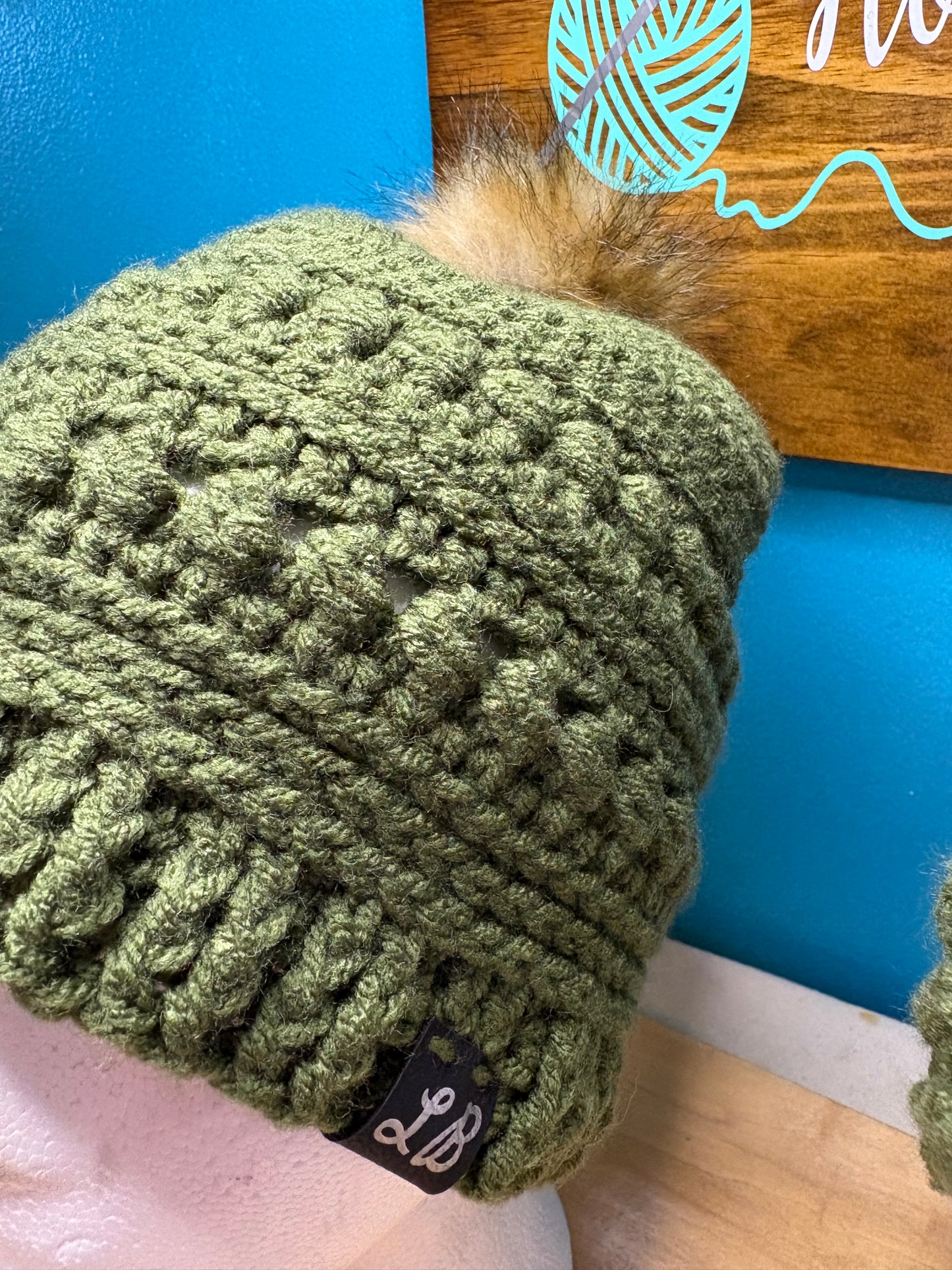Pom Pom winter hat