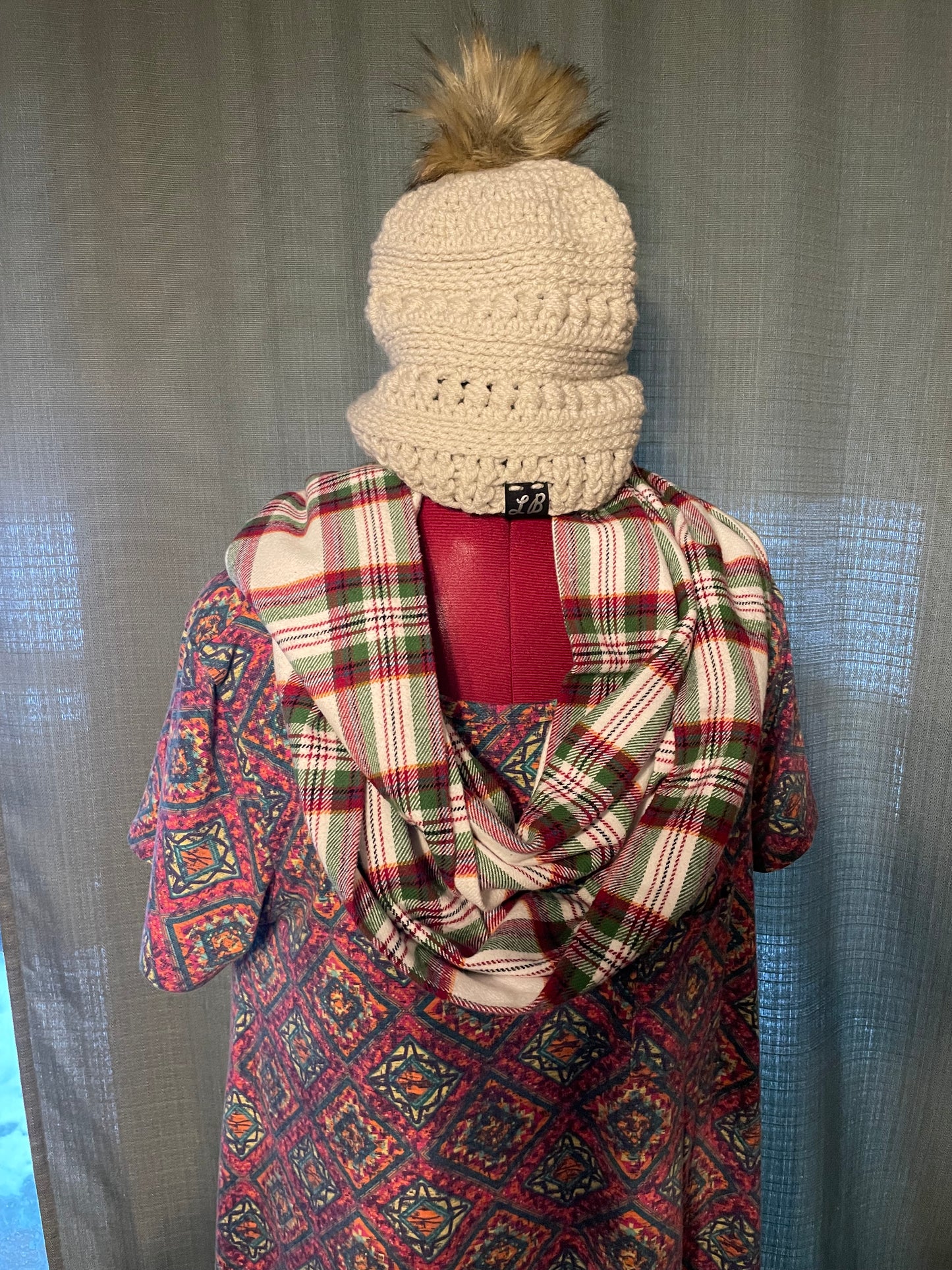 Flannel Infinity Scarf