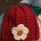 Girl Beanie with Flower