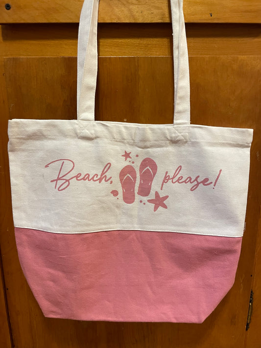 Pink Beach Please Bag