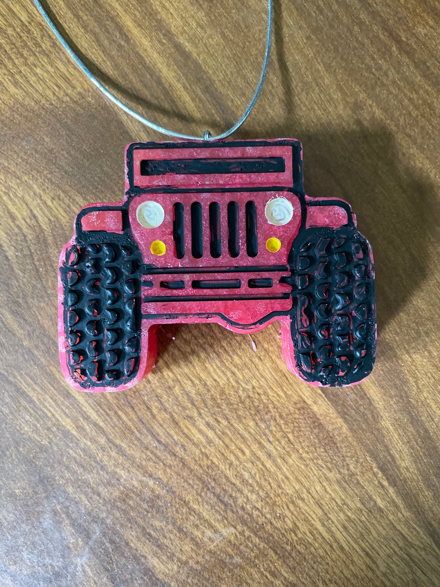 Cowboy Sunset Red Jeep