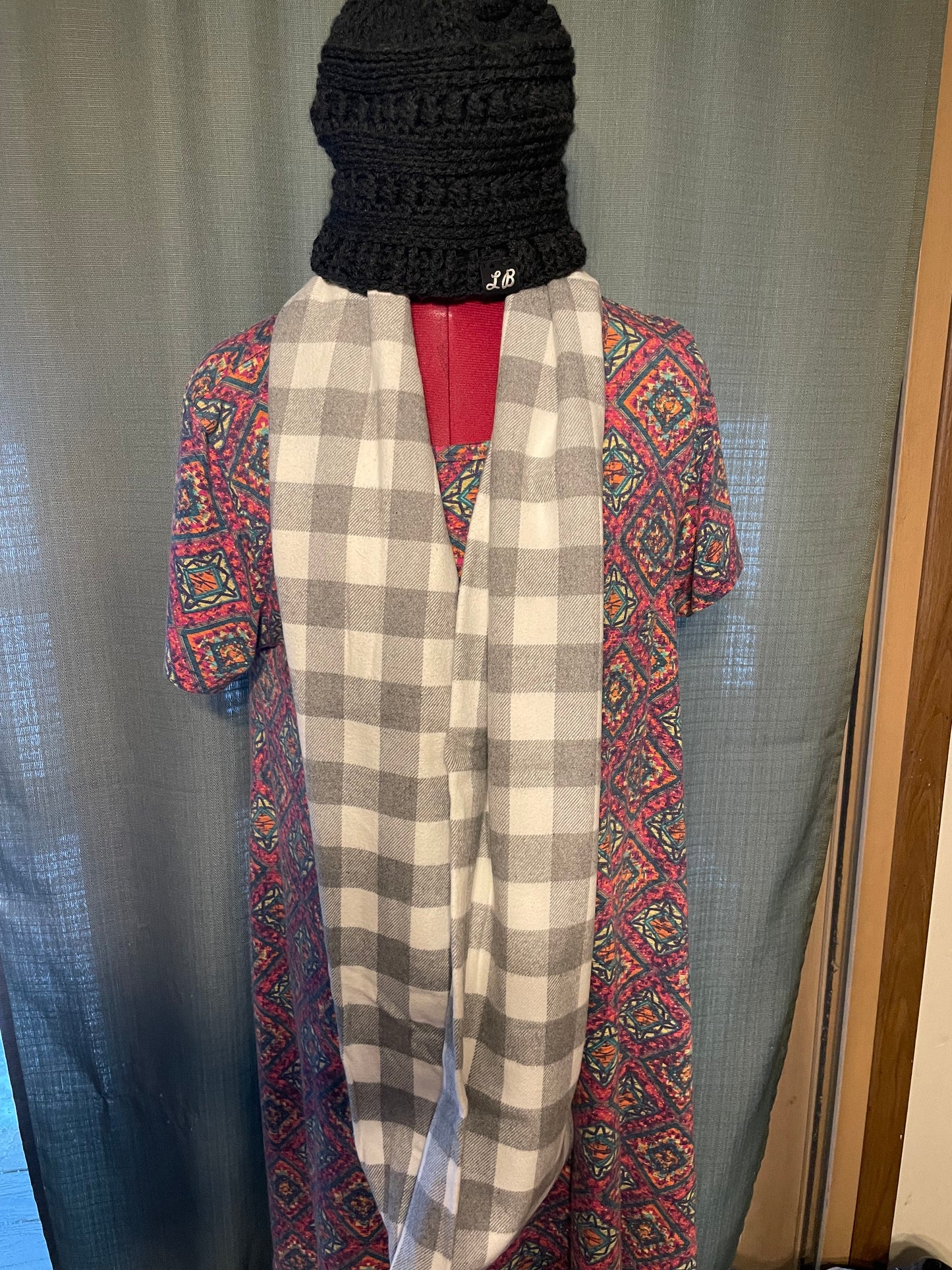 Flannel Infinity Scarf