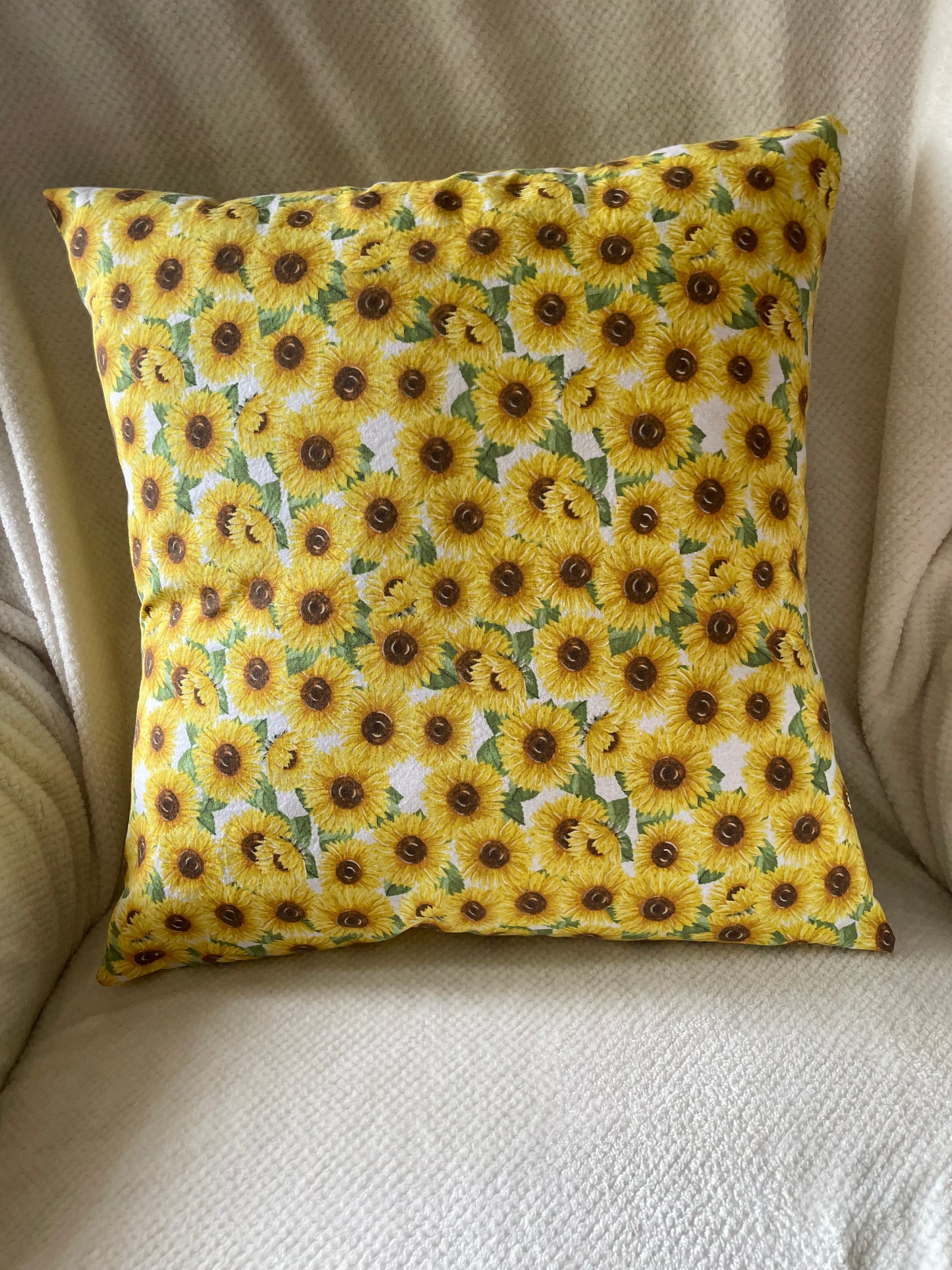 Sun Flower pillow cover