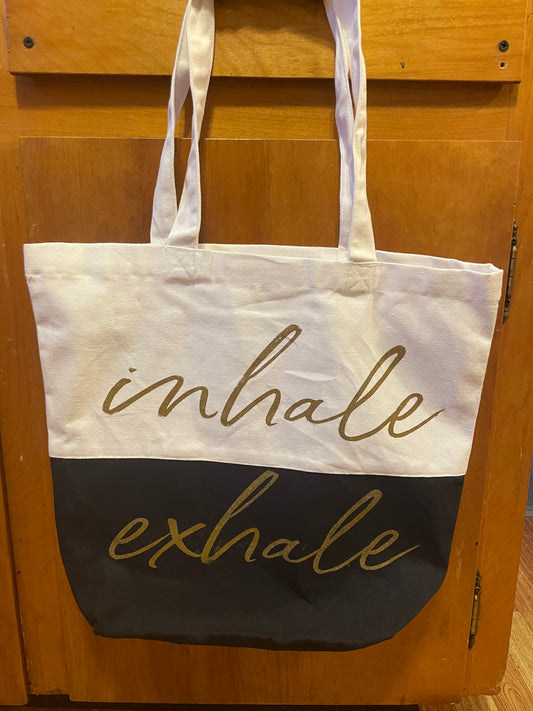 Inhale/Exhale Market Bag