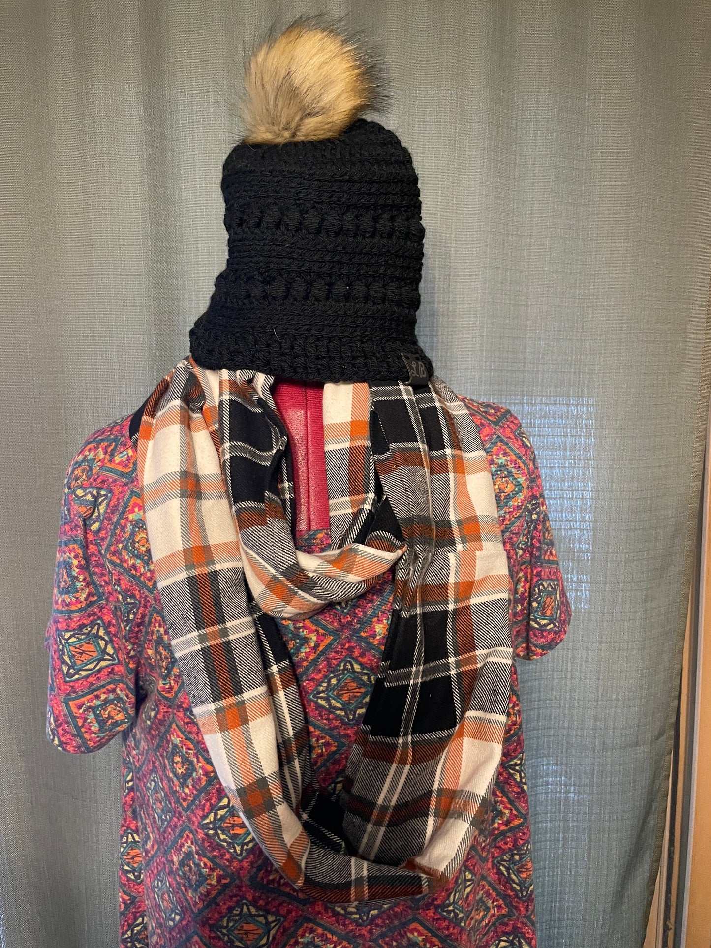 Flannel Infinity Scarf