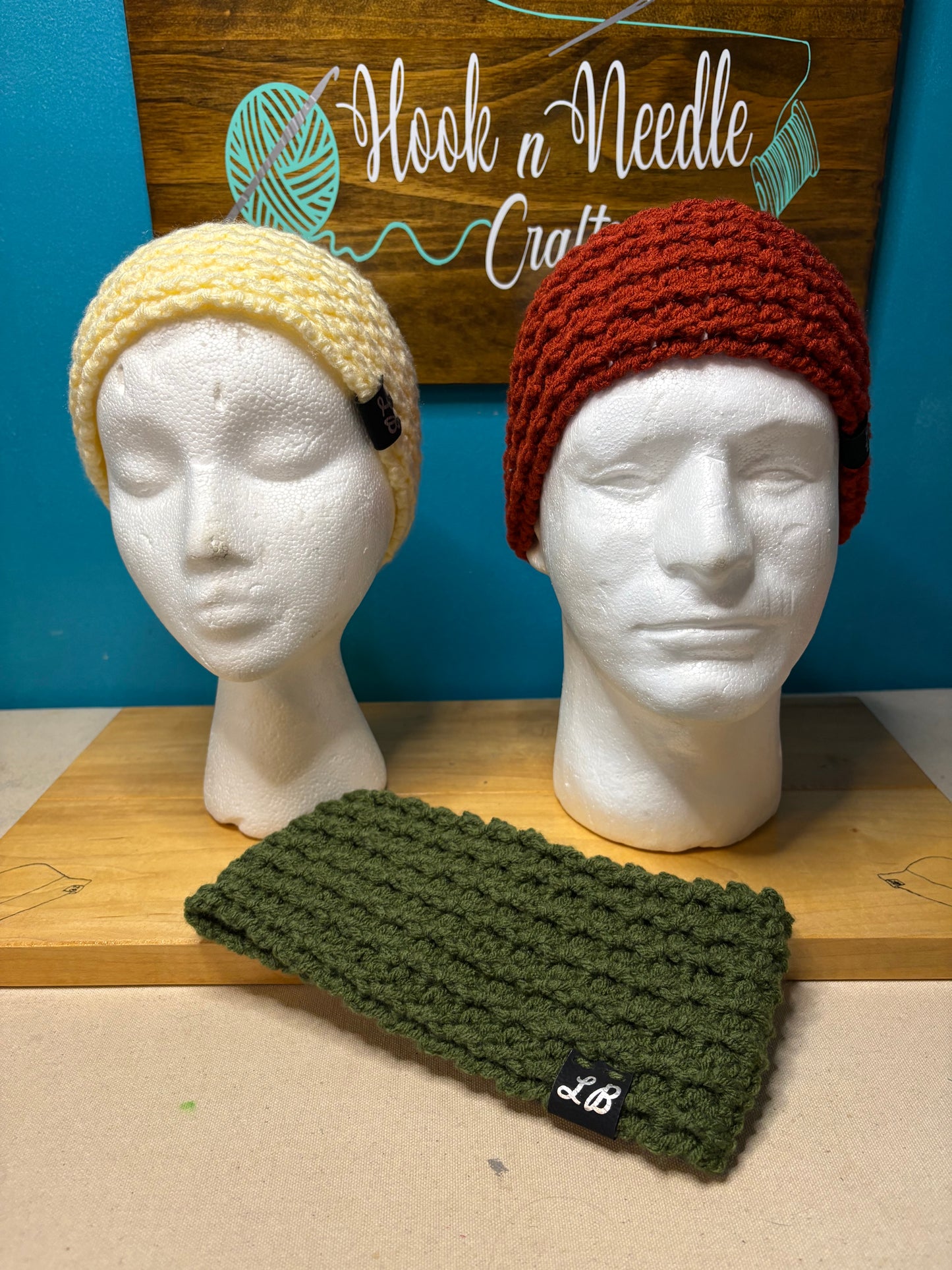 Headbands crocheted