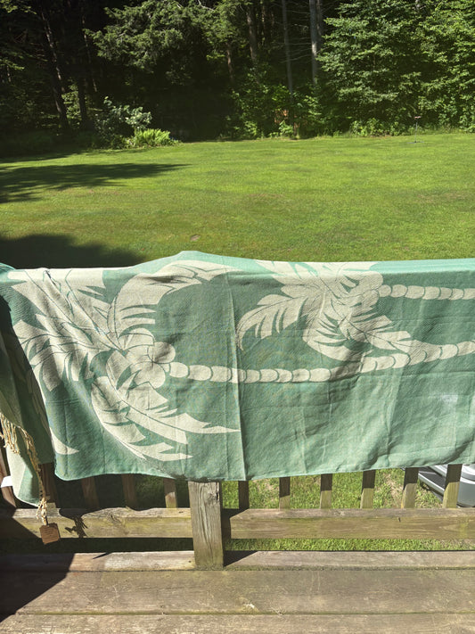 Palm tree beach towel