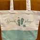 Mint Green Beach Please Bag